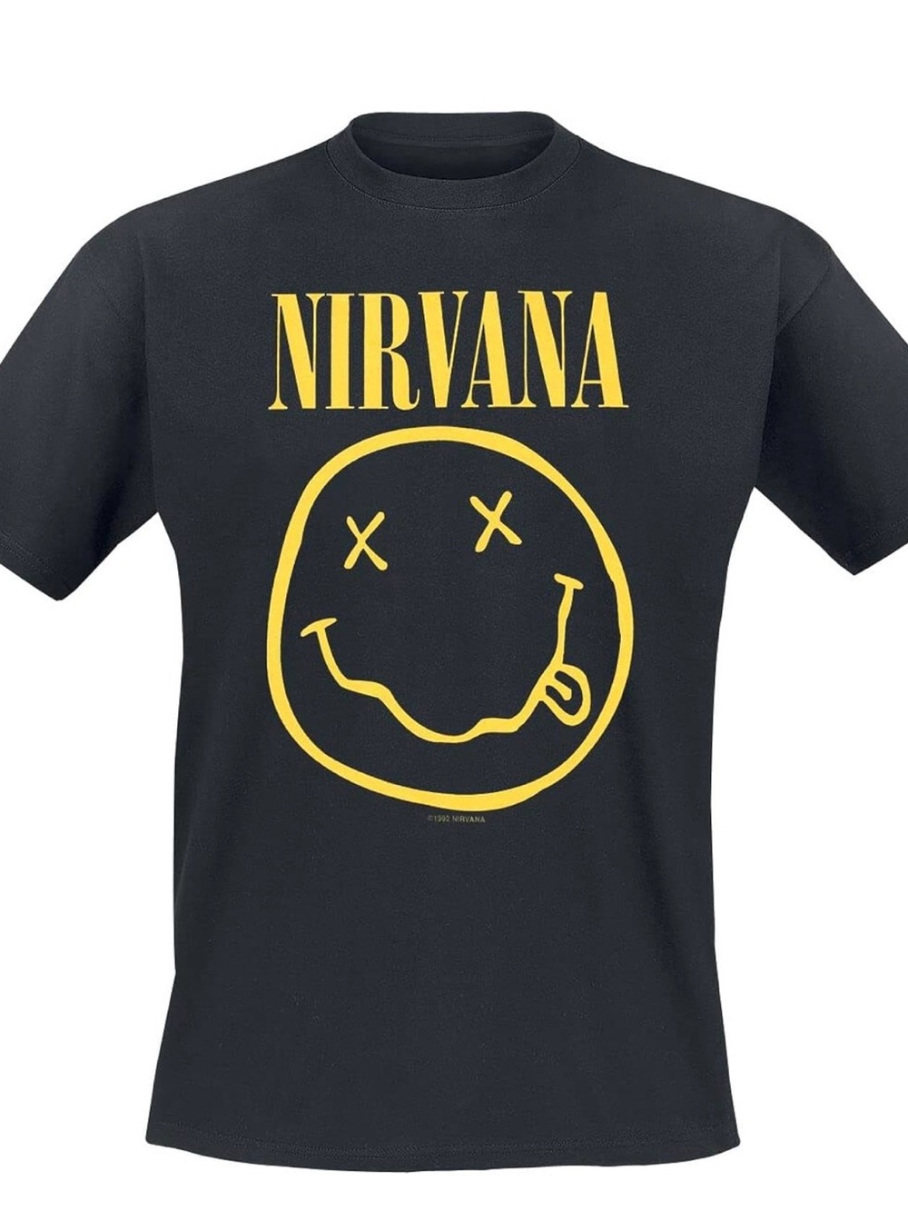 Nirvana live nation Tultex Black Short Sleeve T-Shirt XXL